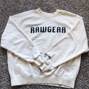 RAWGEAR ESSENTIAL RUBBER LOGO SWEATSHIRT